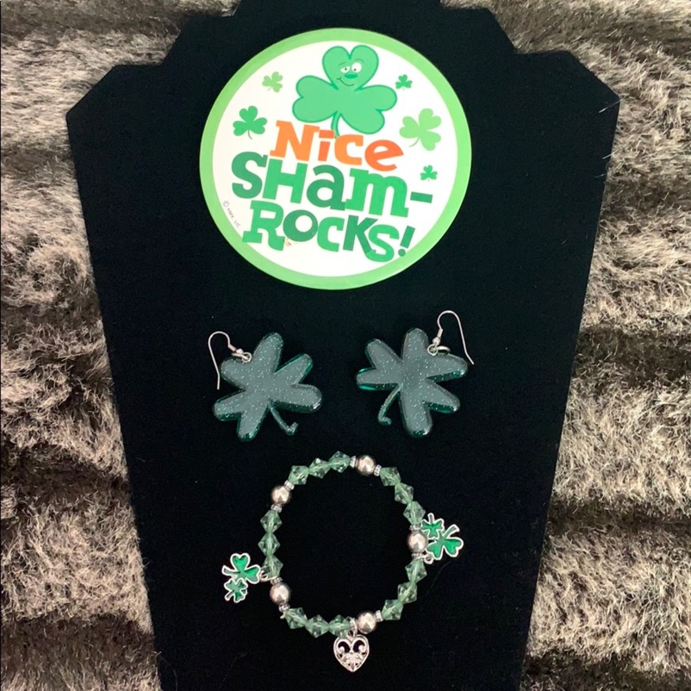 St. Patrick’s Day Jewelry/Button